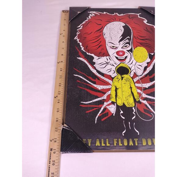 Pennywise They All Float Down Here Wall Sign 13"x19" It The Clown - Picture 2 of 4